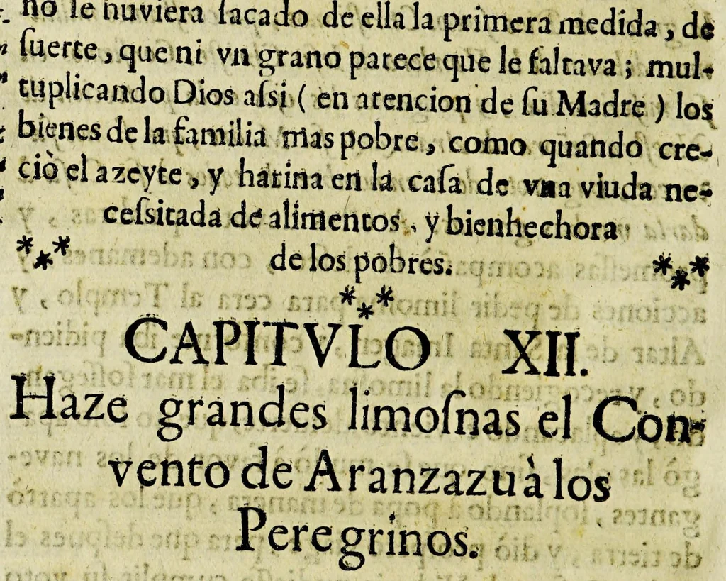 An illustration from Paranynfo celeste : historia de la mystica zarza, milagrosa imagen, y prodigioso santuario de Aranzazu, de religiosos observantes de nuetro [sic] serafico padre San Francisco en la provincia de Guipuzcoa, de la region de Cantabria,, 1690, leaf 236