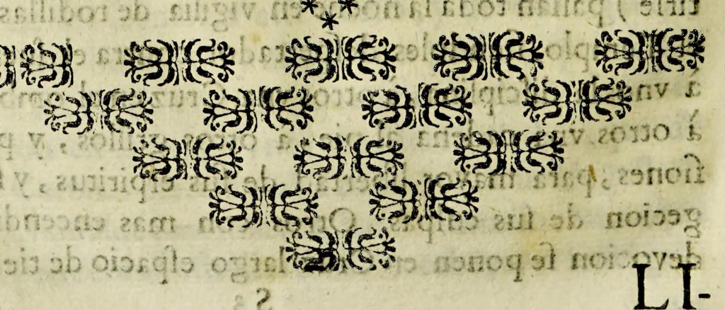 An illustration from Paranynfo celeste : historia de la mystica zarza, milagrosa imagen, y prodigioso santuario de Aranzazu, de religiosos observantes de nuetro [sic] serafico padre San Francisco en la provincia de Guipuzcoa, de la region de Cantabria,, 1690, leaf 250