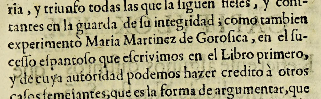 An illustration from Paranynfo celeste : historia de la mystica zarza, milagrosa imagen, y prodigioso santuario de Aranzazu, de religiosos observantes de nuetro [sic] serafico padre San Francisco en la provincia de Guipuzcoa, de la region de Cantabria,, 1690, leaf 355