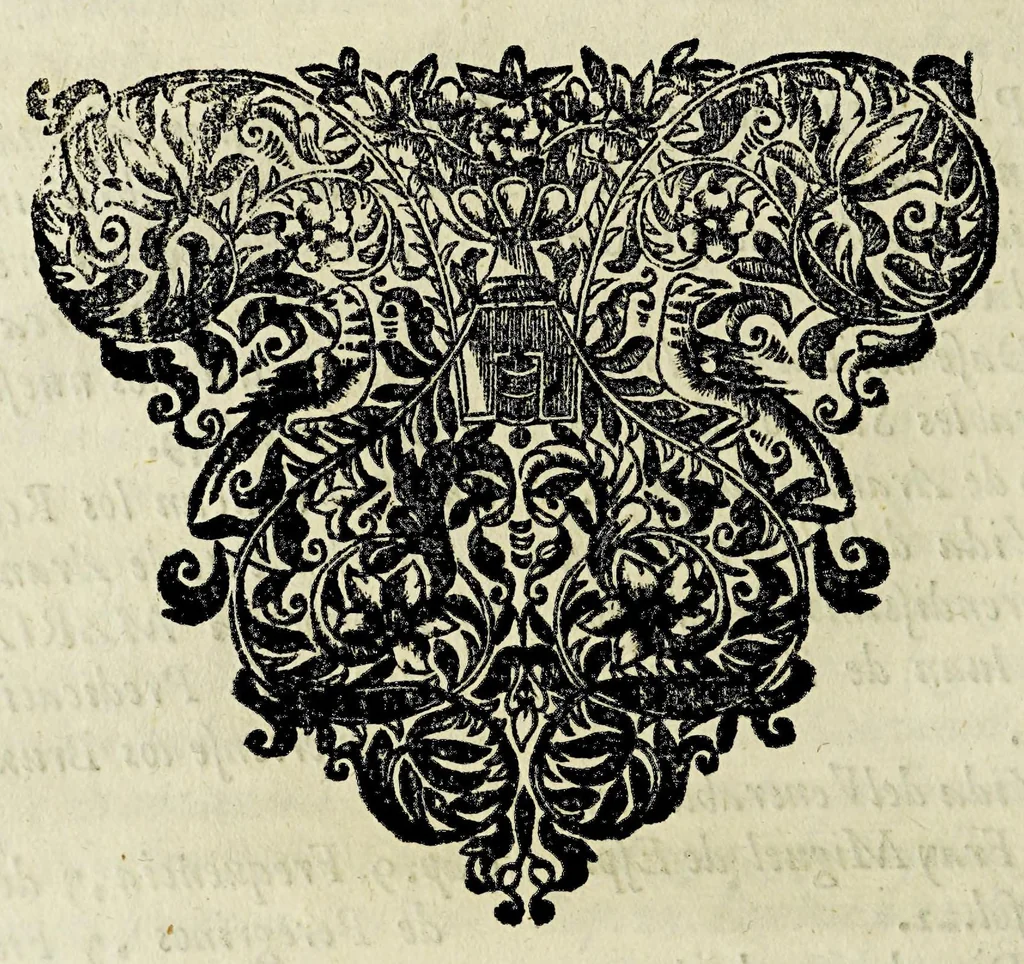 An illustration from Paranynfo celeste : historia de la mystica zarza, milagrosa imagen, y prodigioso santuario de Aranzazu, de religiosos observantes de nuetro [sic] serafico padre San Francisco en la provincia de Guipuzcoa, de la region de Cantabria,, 1690, leaf 38