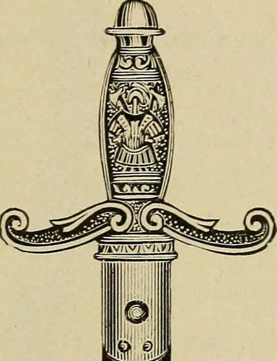 An illustration from Paraphernalia and supplies for subordinate lodges of the Knights of Pythias, in strict accordance with ritualistic requirements .., 1894, leaf 100