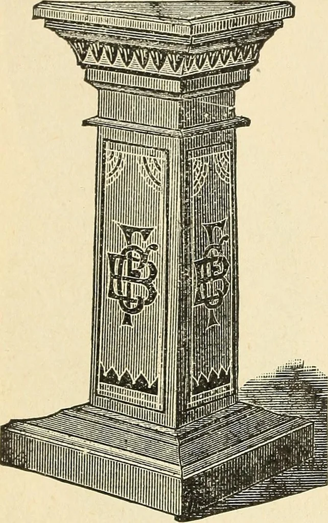 An illustration from Paraphernalia and supplies for subordinate lodges of the Knights of Pythias, in strict accordance with ritualistic requirements .., 1894, leaf 109