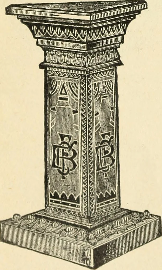 An illustration from Paraphernalia and supplies for subordinate lodges of the Knights of Pythias, in strict accordance with ritualistic requirements .., 1894, leaf 109