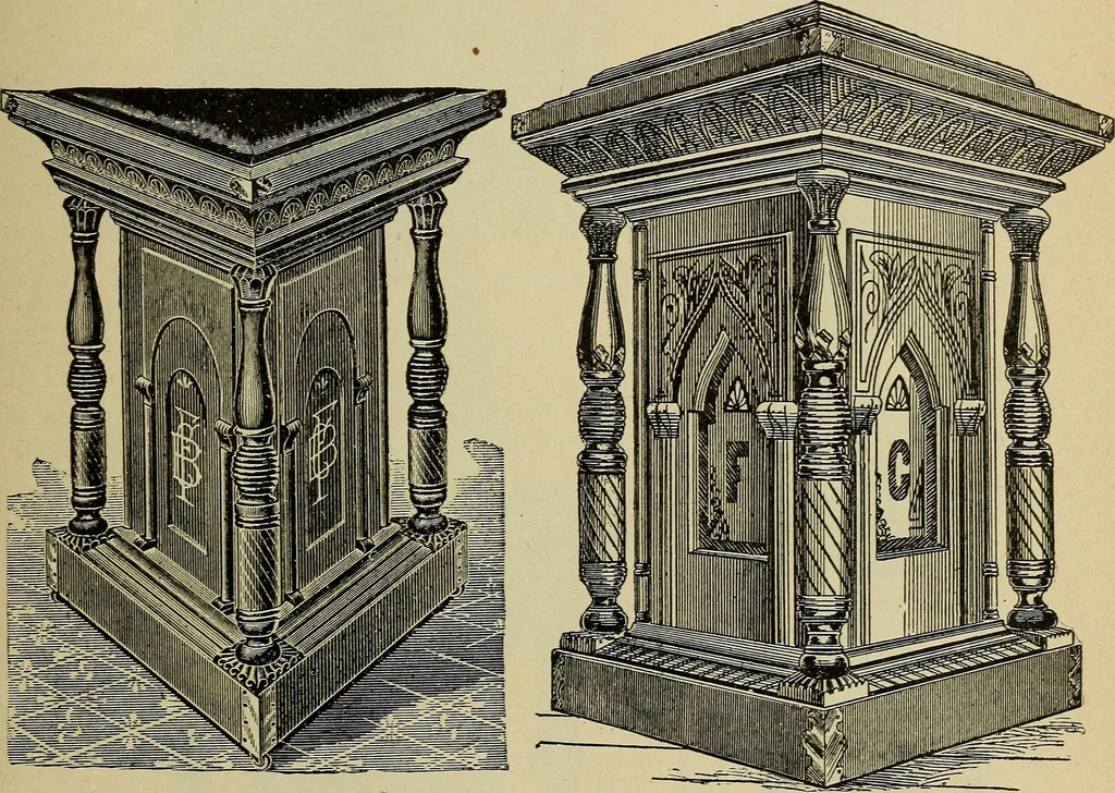 An illustration from Paraphernalia and supplies for subordinate lodges of the Knights of Pythias, in strict accordance with ritualistic requirements .., 1894, leaf 110