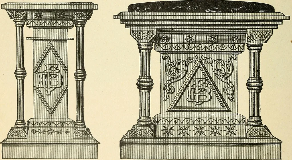An illustration from Paraphernalia and supplies for subordinate lodges of the Knights of Pythias, in strict accordance with ritualistic requirements .., 1894, leaf 111