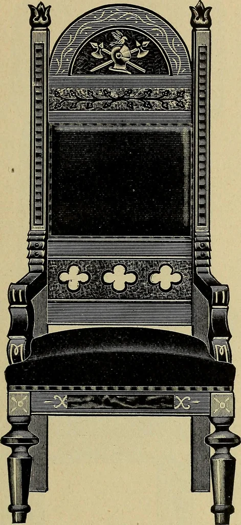 An illustration from Paraphernalia and supplies for subordinate lodges of the Knights of Pythias, in strict accordance with ritualistic requirements .., 1894, leaf 112