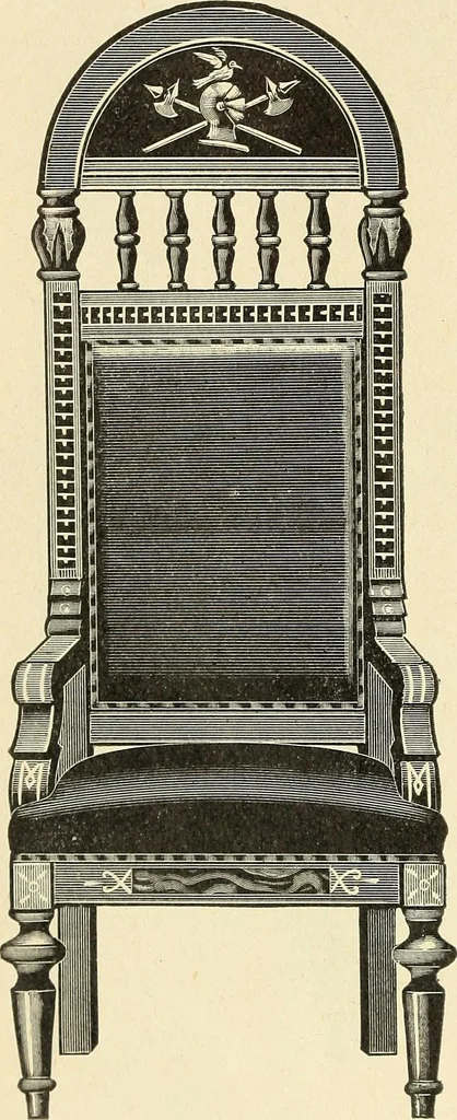 An illustration from Paraphernalia and supplies for subordinate lodges of the Knights of Pythias, in strict accordance with ritualistic requirements .., 1894, leaf 113