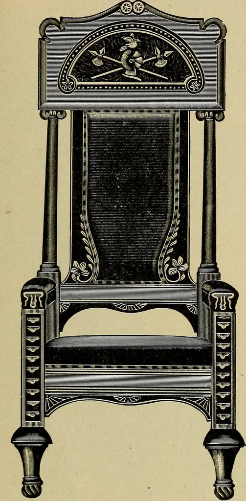 An illustration from Paraphernalia and supplies for subordinate lodges of the Knights of Pythias, in strict accordance with ritualistic requirements .., 1894, leaf 114