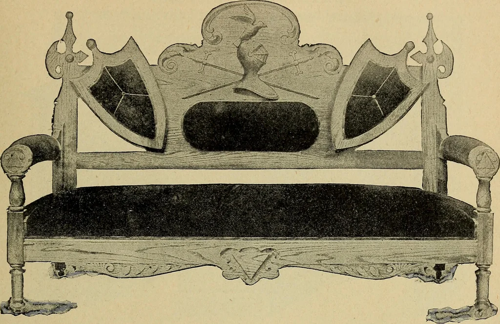 An illustration from Paraphernalia and supplies for subordinate lodges of the Knights of Pythias, in strict accordance with ritualistic requirements .., 1894, leaf 116