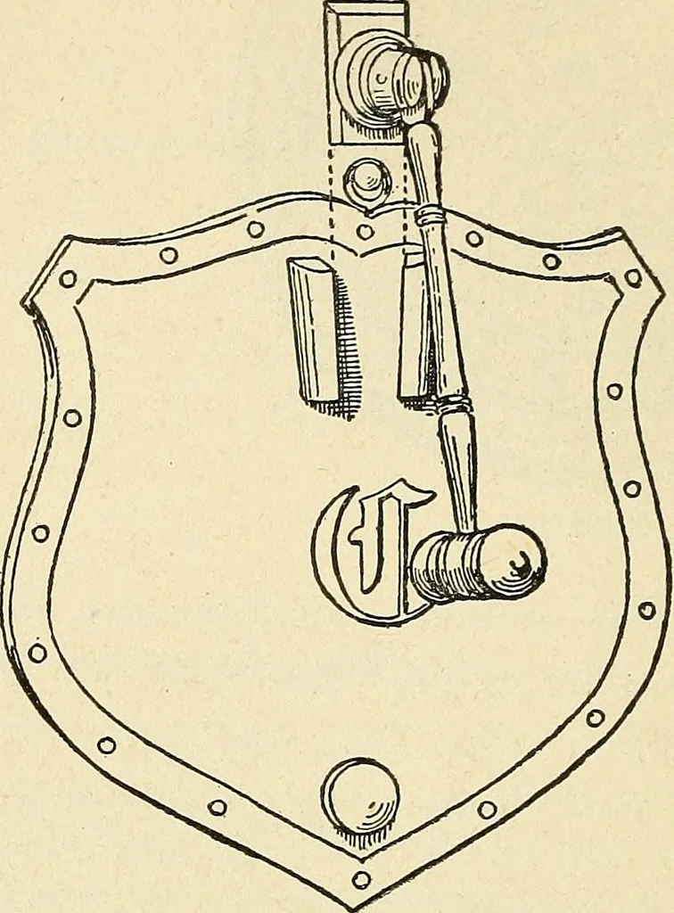 An illustration from Paraphernalia and supplies for subordinate lodges of the Knights of Pythias, in strict accordance with ritualistic requirements .., 1894, leaf 17