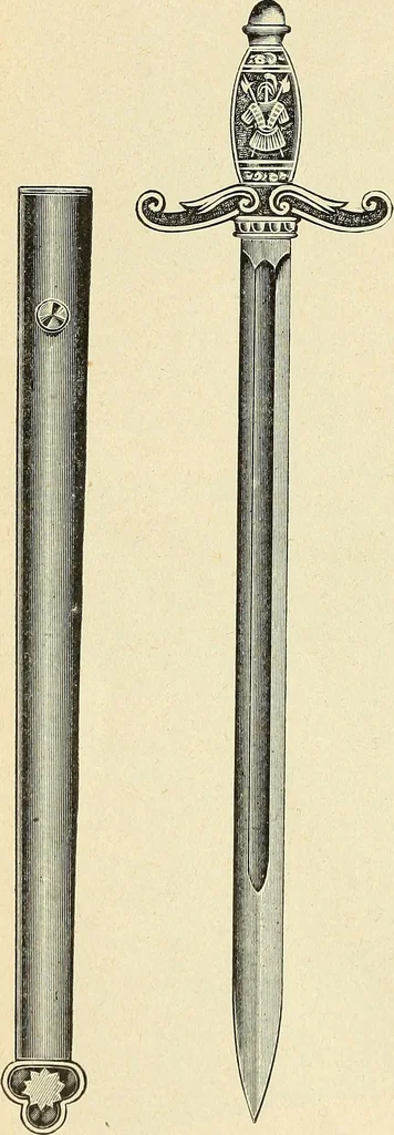 An illustration from Paraphernalia and supplies for subordinate lodges of the Knights of Pythias, in strict accordance with ritualistic requirements .., 1894, leaf 21