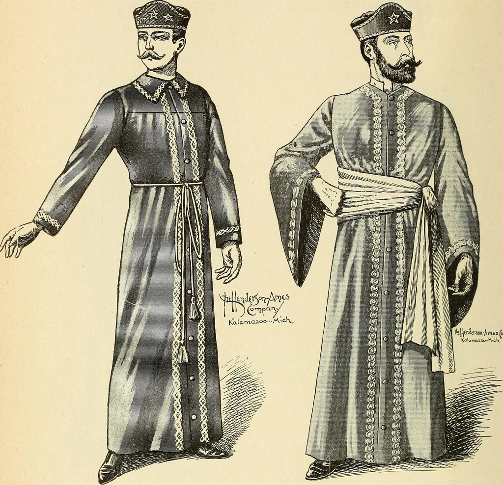 An illustration from Paraphernalia and supplies for subordinate lodges of the Knights of Pythias, in strict accordance with ritualistic requirements .., 1894, leaf 47