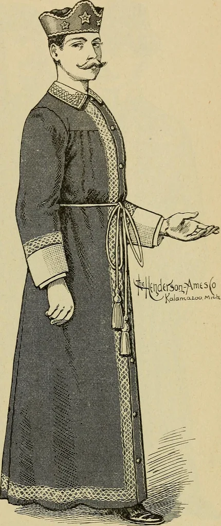 An illustration from Paraphernalia and supplies for subordinate lodges of the Knights of Pythias, in strict accordance with ritualistic requirements .., 1894, leaf 48