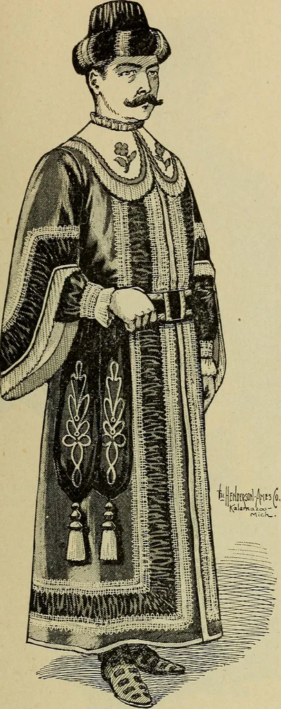 An illustration from Paraphernalia and supplies for subordinate lodges of the Knights of Pythias, in strict accordance with ritualistic requirements .., 1894, leaf 54
