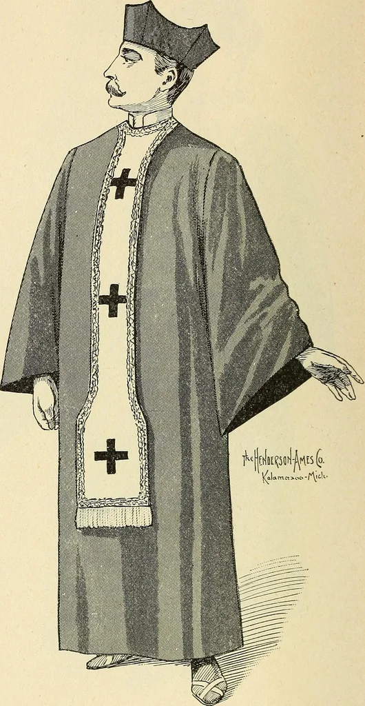 An illustration from Paraphernalia and supplies for subordinate lodges of the Knights of Pythias, in strict accordance with ritualistic requirements .., 1894, leaf 55