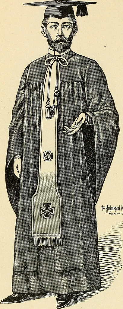 An illustration from Paraphernalia and supplies for subordinate lodges of the Knights of Pythias, in strict accordance with ritualistic requirements .., 1894, leaf 57