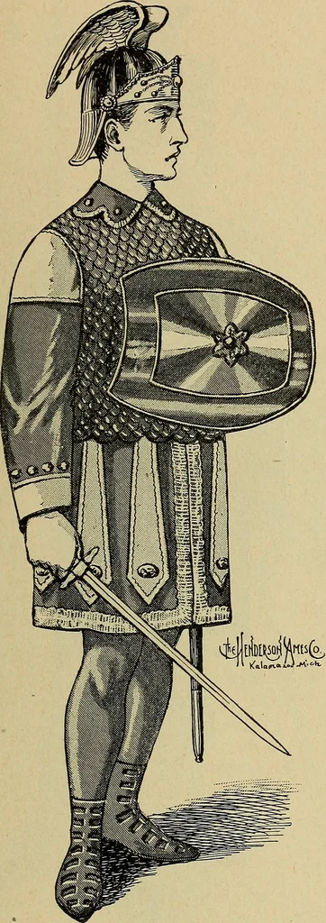 An illustration from Paraphernalia and supplies for subordinate lodges of the Knights of Pythias, in strict accordance with ritualistic requirements .., 1894, leaf 60