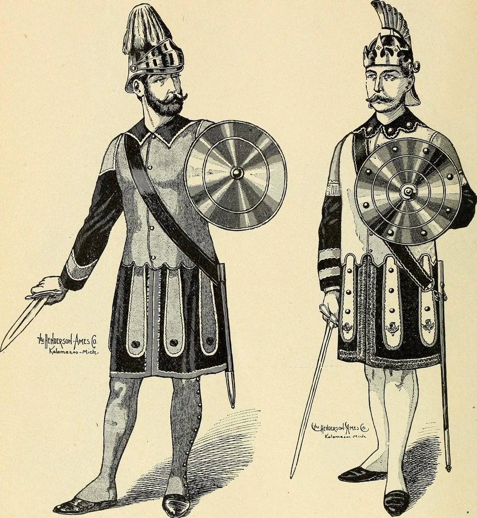 An illustration from Paraphernalia and supplies for subordinate lodges of the Knights of Pythias, in strict accordance with ritualistic requirements .., 1894, leaf 61