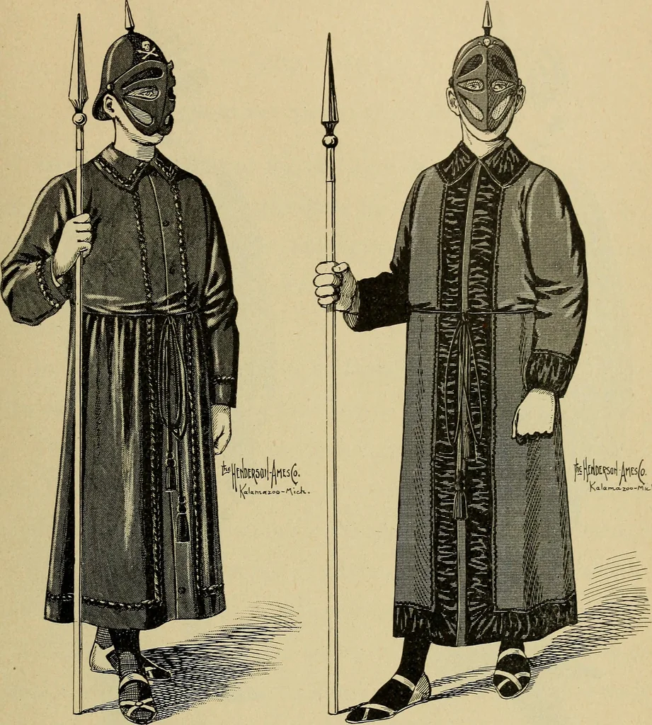 An illustration from Paraphernalia and supplies for subordinate lodges of the Knights of Pythias, in strict accordance with ritualistic requirements .., 1894, leaf 64
