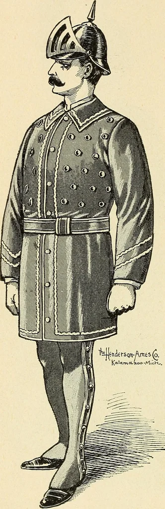 An illustration from Paraphernalia and supplies for subordinate lodges of the Knights of Pythias, in strict accordance with ritualistic requirements .., 1894, leaf 65
