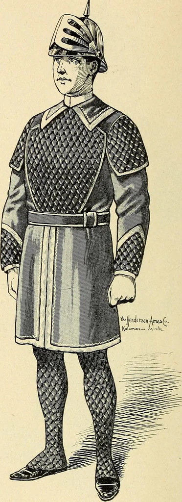 An illustration from Paraphernalia and supplies for subordinate lodges of the Knights of Pythias, in strict accordance with ritualistic requirements .., 1894, leaf 65