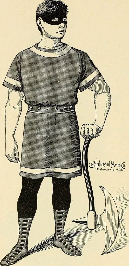 An illustration from Paraphernalia and supplies for subordinate lodges of the Knights of Pythias, in strict accordance with ritualistic requirements .., 1894, leaf 69