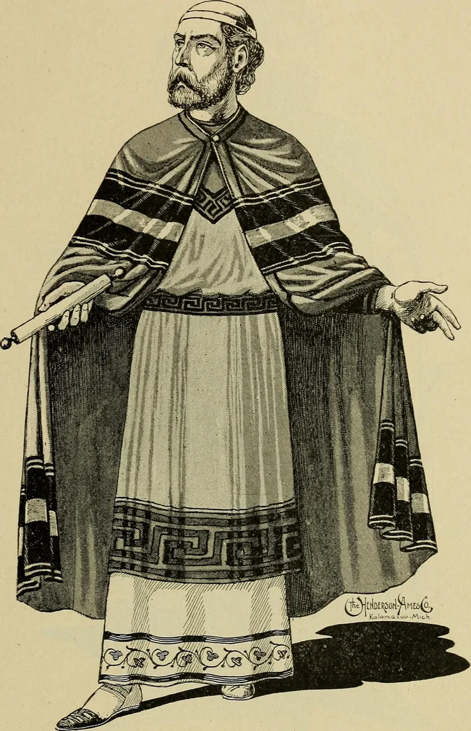 An illustration from Paraphernalia and supplies for subordinate lodges of the Knights of Pythias, in strict accordance with ritualistic requirements .., 1894, leaf 74