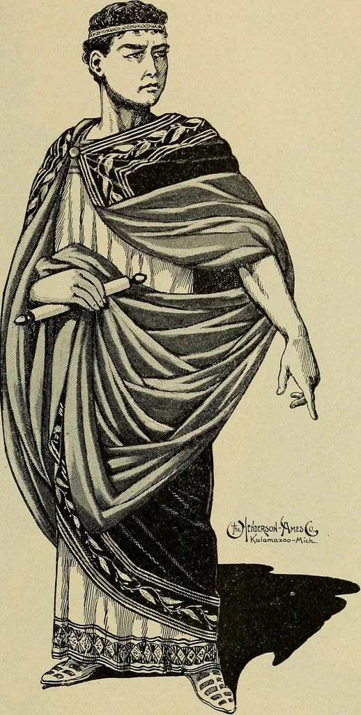 An illustration from Paraphernalia and supplies for subordinate lodges of the Knights of Pythias, in strict accordance with ritualistic requirements .., 1894, leaf 76