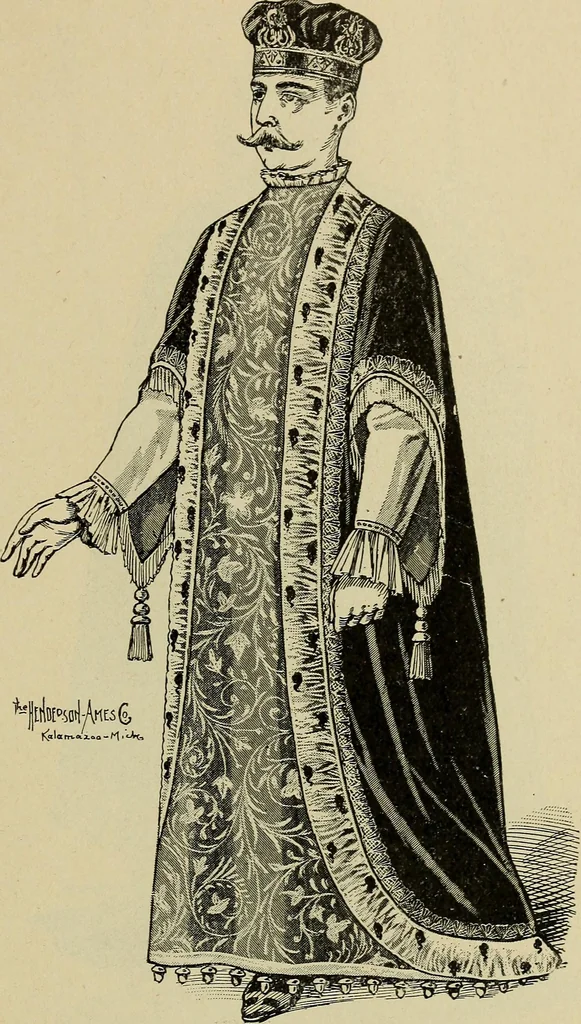 An illustration from Paraphernalia and supplies for subordinate lodges of the Knights of Pythias, in strict accordance with ritualistic requirements .., 1894, leaf 80