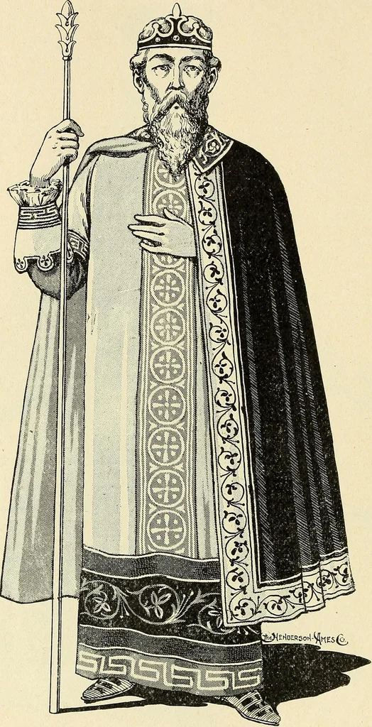 An illustration from Paraphernalia and supplies for subordinate lodges of the Knights of Pythias, in strict accordance with ritualistic requirements .., 1894, leaf 81