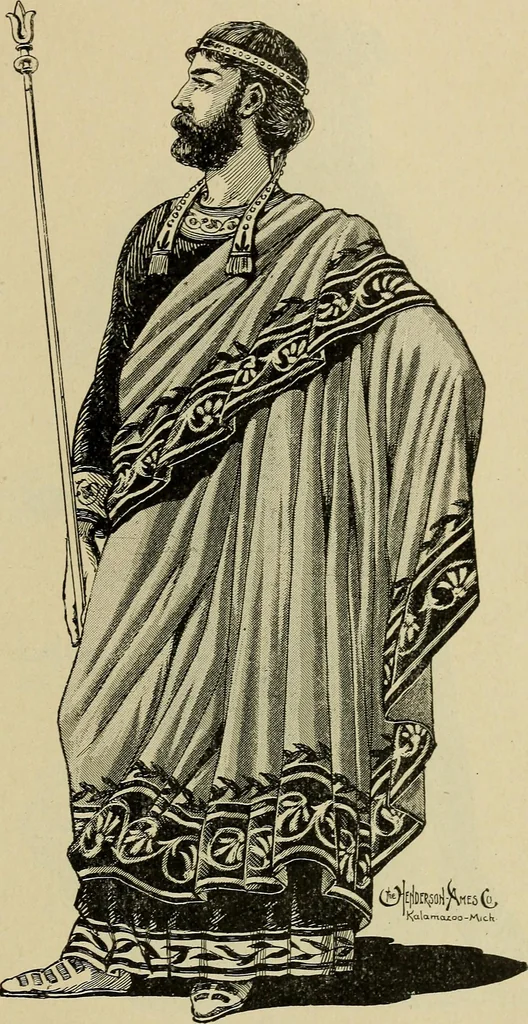An illustration from Paraphernalia and supplies for subordinate lodges of the Knights of Pythias, in strict accordance with ritualistic requirements .., 1894, leaf 82