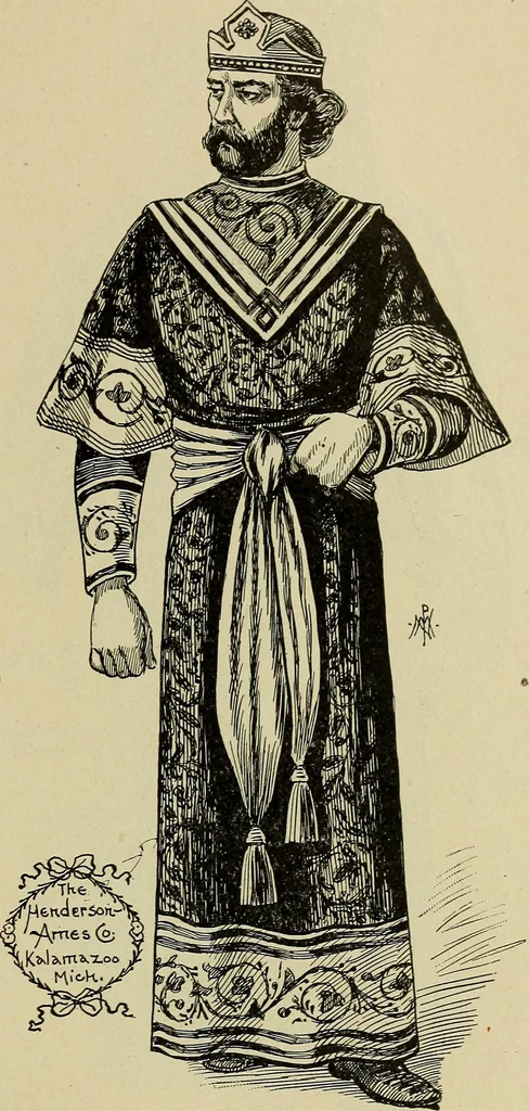 An illustration from Paraphernalia and supplies for subordinate lodges of the Knights of Pythias, in strict accordance with ritualistic requirements .., 1894, leaf 84