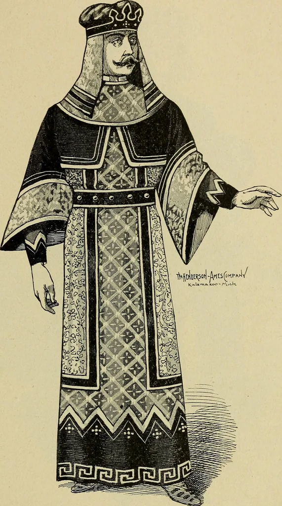 An illustration from Paraphernalia and supplies for subordinate lodges of the Knights of Pythias, in strict accordance with ritualistic requirements .., 1894, leaf 86