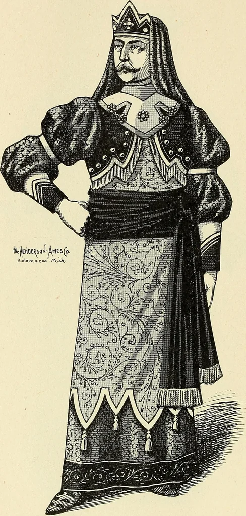 An illustration from Paraphernalia and supplies for subordinate lodges of the Knights of Pythias, in strict accordance with ritualistic requirements .., 1894, leaf 87