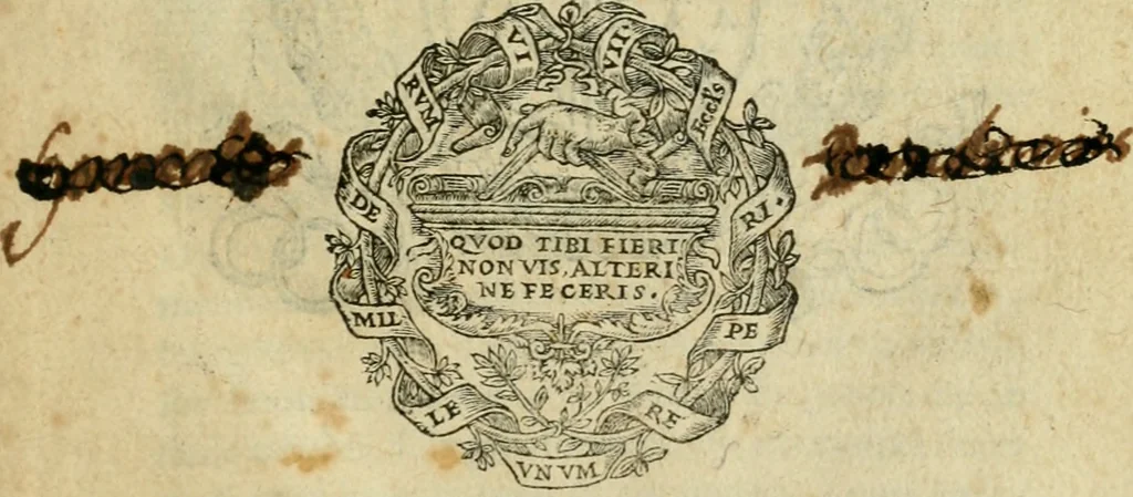 An illustration from Paraphrase de l'astrolabe, contenant Les principes de geometrie. La sphere. L'astrolabe, ou, declaration des choses celestes. Le miroir du monde, ou, exposition des parties de la terre, 1546, leaf 4