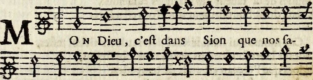 An illustration from [Paraphrase des pseavmes de David, : en vers françois,, 1656, leaf 232