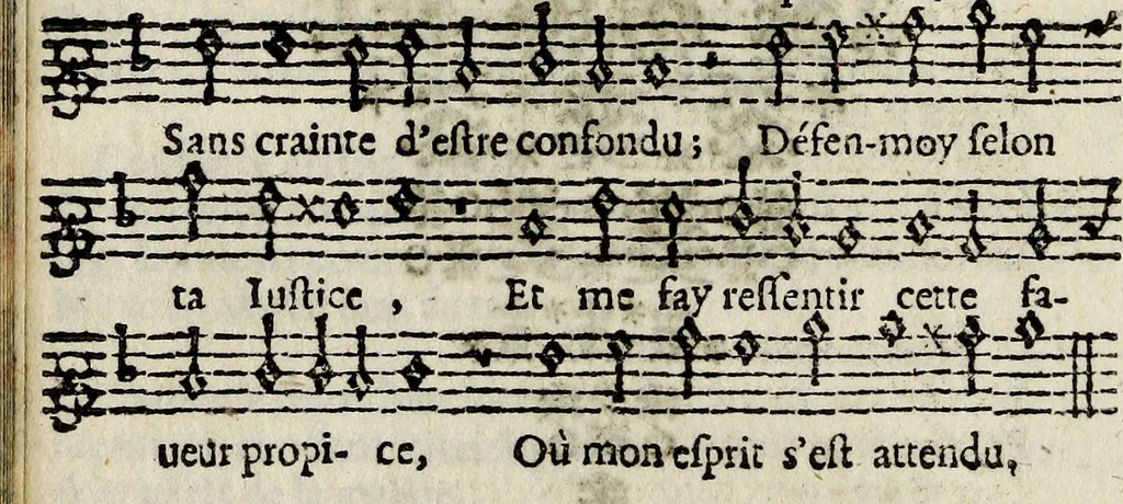 An illustration from [Paraphrase des pseavmes de David, : en vers françois,, 1656, leaf 255