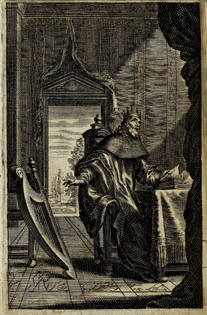 An illustration from [Paraphrase des pseavmes de David, : en vers françois,, 1656, leaf 26