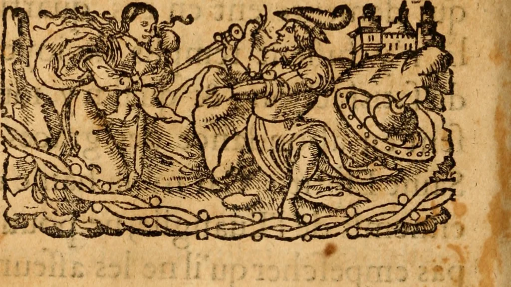 An illustration from Paraphrase sur les Actes des saints Apostres, 1653, leaf 653