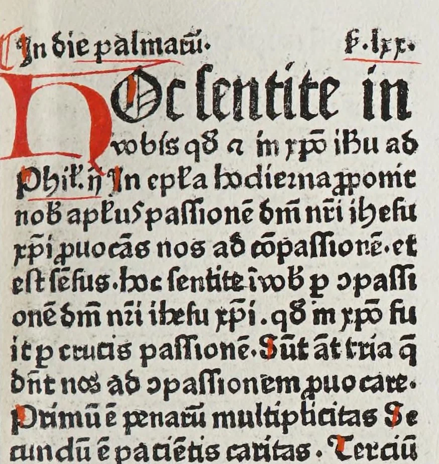 An illustration from Paratus de temp[or]e [con]tine[n]s eua[n]gelio[rum] de tem[por]e expo[sitio]nes: necnon de tem[por]e epistola[rum] sermo[n]es elaboraru[m] opus correctissimu[s] incipit feliciter., leaf 181