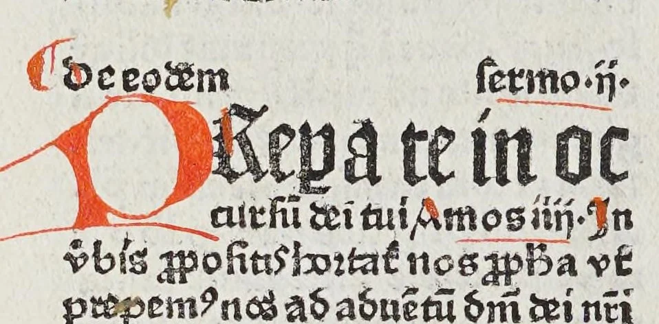 An illustration from Paratus de temp[or]e [con]tine[n]s eua[n]gelio[rum] de tem[por]e expo[sitio]nes: necnon de tem[por]e epistola[rum] sermo[n]es elaboraru[m] opus correctissimu[s] incipit feliciter., leaf 8