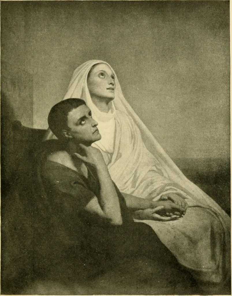 An illustration from Paris the beautiful, 1908, leaf 138