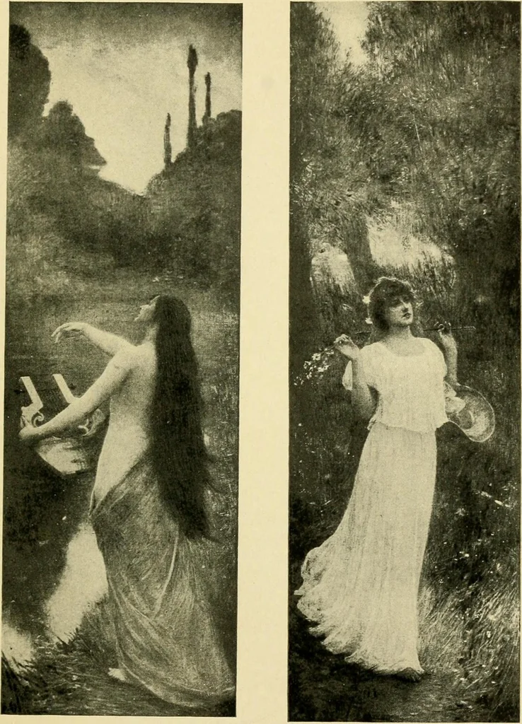 An illustration from Paris the beautiful, 1908, leaf 202