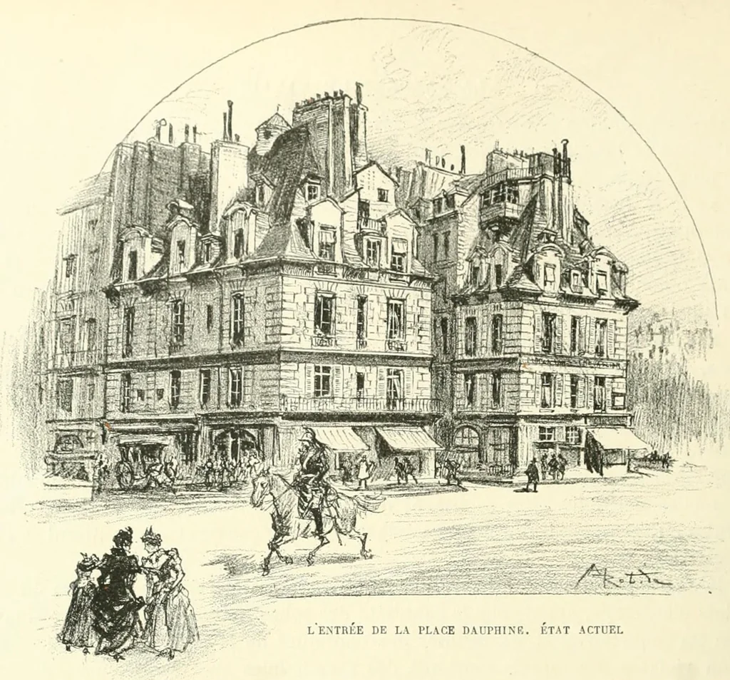 An illustration from Paris de siècle en siècle; le coeur de Paris, splendeurs et souvenirs, 1896, leaf 176