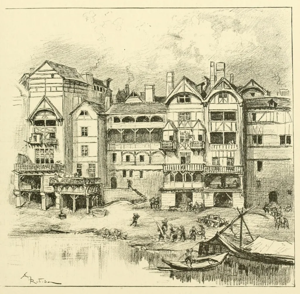 An illustration from Paris de siècle en siècle; le coeur de Paris, splendeurs et souvenirs, 1896, leaf 275