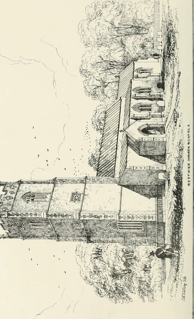 An illustration from Parish churches; being perspective views of English ecclesiastical structures: accompanied by plans drawn to a uniform scale, and letter-press descriptions, 1851, leaf 101