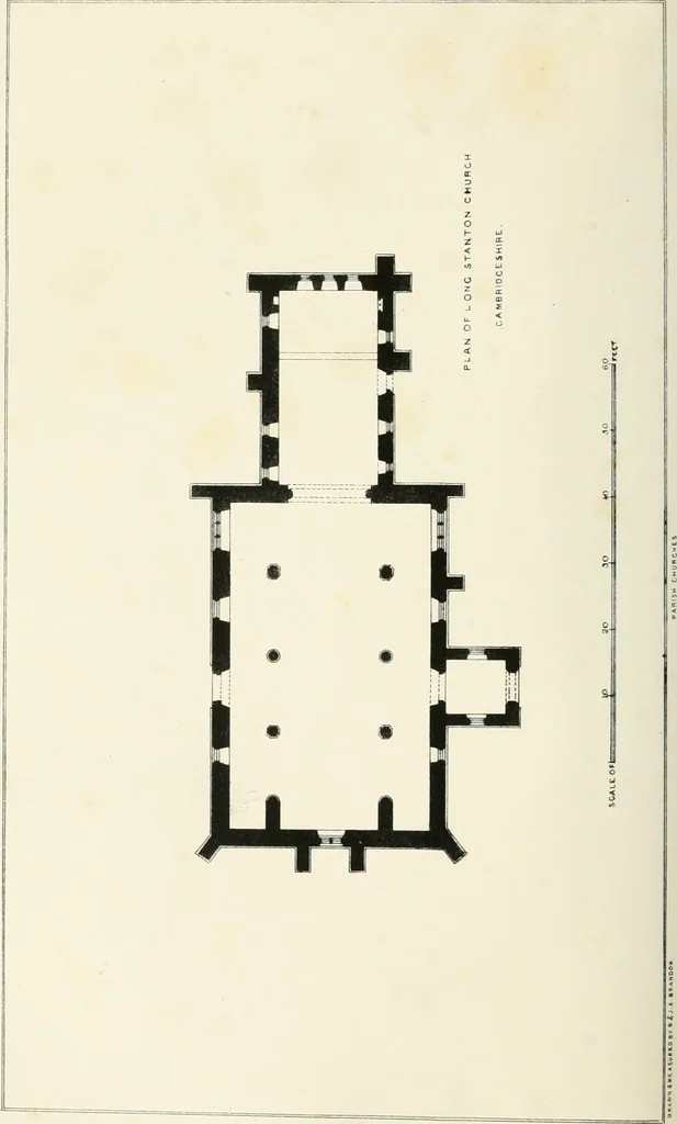An illustration from Parish churches; being perspective views of English ecclesiastical structures: accompanied by plans drawn to a uniform scale, and letter-press descriptions, 1851, leaf 123