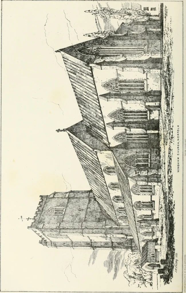 An illustration from Parish churches; being perspective views of English ecclesiastical structures: accompanied by plans drawn to a uniform scale, and letter-press descriptions, 1851, leaf 149