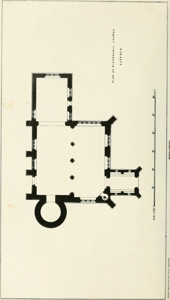 An illustration from Parish churches; being perspective views of English ecclesiastical structures: accompanied by plans drawn to a uniform scale, and letter-press descriptions, 1851, leaf 165