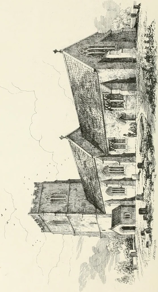 An illustration from Parish churches; being perspective views of English ecclesiastical structures: accompanied by plans drawn to a uniform scale, and letter-press descriptions, 1851, leaf 169